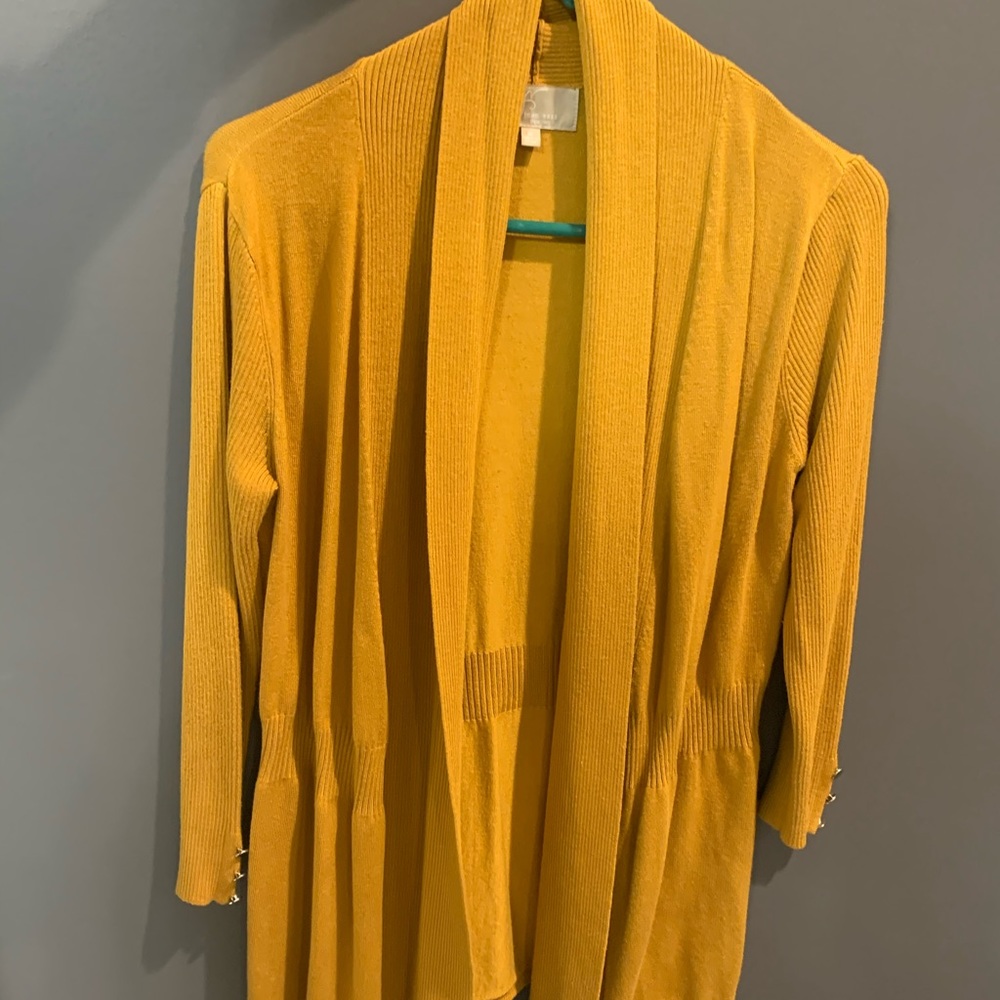 Mustard cardigan